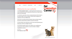 Desktop Screenshot of petcremationcenter.com