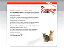 Tablet Screenshot of petcremationcenter.com